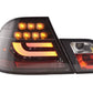 BMW 3-series E46 Coupe Black LED LightBar Taillights Set (2003-2007)