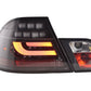 BMW 3-series E46 Coupe Black LED LightBar Taillights Set (2003-2007)