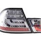 BMW 3-series E46 Coupe Chrome Clear LED LightBar Taillights Set (1999-2003)