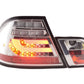 BMW 3-series E46 Coupe Chrome Clear LED LightBar Taillights Set (1999-2003)