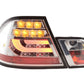 BMW 3-series E46 Coupe Chrome Clear LED LightBar Taillights Set (1999-2003)