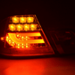 BMW 3-series E46 Coupe Chrome Clear LED LightBar Taillights Set (1999-2003)