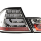 BMW 3-Series E46 Coupe Chrome Clear LED LightBar Taillights Set- Facelift (2003-2007)