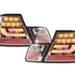 BMW 3-Series E46 Coupe Chrome Clear LED LightBar Taillights Set- Facelift (2003-2007)
