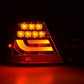 BMW 3-Series E46 Coupe Chrome Clear LED LightBar Taillights Set- Facelift (2003-2007)