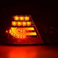 BMW 3-Series E46 Coupe Chrome Clear LED LightBar Taillights Set- Facelift (2003-2007)