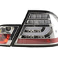 BMW 3-Series E46 Coupe Chrome Clear LED LightBar Taillights Set- Facelift (2003-2007)