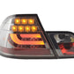BMW 3-series E46 Coupe Chrome Smoked LED LightBar Taillights Set (1999-2002)
