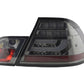 BMW 3-series E46 Coupe Chrome/Smoked LED LightBar Taillights Set- Facelift (2003-2007)