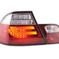 BMW 3-series E46 Coupe Red LED LightBar Taillights Set (1999-2002)