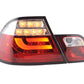 BMW 3-series E46 Coupe Red LED LightBar Taillights Set (1999-2002)