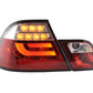 BMW 3-series E46 Coupe Red LED LightBar Taillights Set (2003-2007)