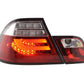 BMW 3-series E46 Coupe Red LED LightBar Taillights Set (2003-2007)