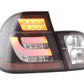 BMW 3-series E46 Sedan Black Clear LED LightBar Taillights Set (1998-2001)