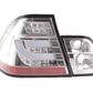BMW 3-Series E46 Sedan Chrome LED LightBar Taillights - Pre Face Lift (1998-2001)