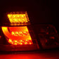 BMW 3-Series E46 Sedan Chrome LED LightBar Taillights - Pre Face Lift (1998-2001)