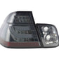 BMW 3-series E46 Sedan Chrome Smoked LED LightBar Taillights Set (1998-2001)