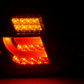 BMW 3-series E46 Sedan Chrome Smoked LED LightBar Taillights Set (1998-2001)