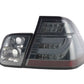 BMW 3-series E46 Sedan Chrome Smoked LED LightBar Taillights Set (1998-2001)