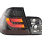 BMW 3-series E46 Sedan Chrome/Smoked LED LightBar Taillights Set- Facelift (2002-2005)