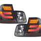 BMW 3-series E46 Sedan Chrome/Smoked LED LightBar Taillights Set- Facelift (2002-2005)