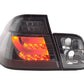 BMW 3-series E46 Sedan Chrome/Smoked LED LightBar Taillights Set- Facelift (2002-2005)