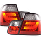 BMW 3-series E46 Sedan Red LED LightBar Taillights Set- Pre-Facelift (1998-2001)