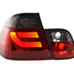 BMW 3-series E46 Sedan Red Smoke LED LightBar Taillights Set (2002-2005)