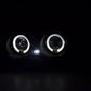 BMW 3-series E46 Sedan/Touring Black Angel Eyes Headlight Set (1998-2001)