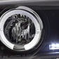 BMW 3-series E46 Sedan/Touring Black Angel Eyes Headlight Set (1998-2001)