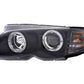 BMW 3-series E46 Sedan/Touring Black Angel Eyes Headlight Set (2002-2005)