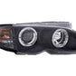 BMW 3-series E46 Sedan/Touring Black Angel Eyes Headlight Set (2002-2005)