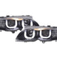 BMW 3-series E46 Sedan/Touring Black "U Eye"  Headlights (2002-2005)