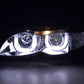 BMW 3-series E46 Sedan/Touring Chrome U Eye Headlights (2002-2005)