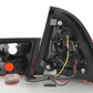 BMW 3 Series E46 Touring JDM Style Red Taillights Set (1999-2002)