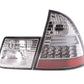 BMW 3-series E46 Wagon/Touring Chrome Clear LED Taillights (1998-2005)