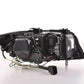 BMW 3 Series E90 /E91 Black LED U BAR Headlights (2005 - 2012)