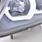 BMW 3 Series E90 /E91 Black LED U BAR Headlights (2005 - 2012)