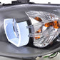 BMW 3 Series E90 /E91 Black LED U BAR Headlights (2005 - 2012)