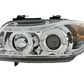 BMW 3-series E90 E91 Chrome Angel Eyes LED Headlight Set (2005-2012)