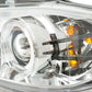 BMW 3-series E90 E91 Chrome Angel Eyes LED Headlight Set (2005-2012)