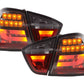BMW 3-Series E90 Sedan Chrome/Smoked LED Bar Taillights(2005-2008)