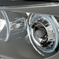 BMW 3-Series (E90 Sedan / E91 Touring) Black Angel Eyes Headlights (2005-2008)