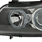 BMW 3-Series (E90 Sedan / E91 Touring) Black Angel Eyes Headlights (2005-2008)