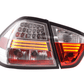BMW 3-Series E90 Sedan OE Style Chrome LED Taillights(2005-2008)