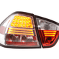 BMW 3-Series E90 Sedan OE Style Chrome LED Taillights(2005-2008)