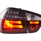 BMW 3-Series E90 Sedan Red/Black LED Taillights (2005-2008)