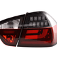 BMW 3-Series E90 Sedan Red/Black LED Taillights (2005-2008)