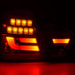 BMW 3-Series E90 Sedan Red/Black LED Taillights (2005-2008)