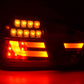 BMW 3-Series E90 Sedan Red/Black LED Taillights (2005-2008)